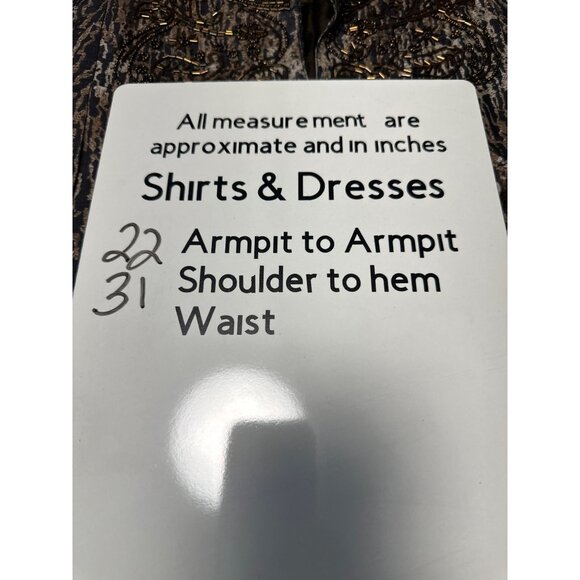 Chicos Beaded Jacket Black & Gold Animal Print Size 2 US L - Picture 10 of 10